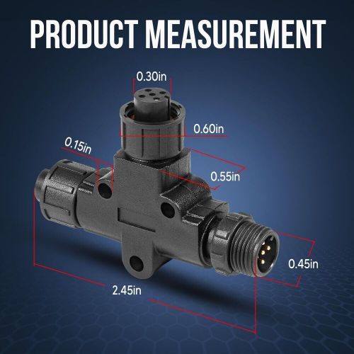 Nmea 2000 (n2k) (tee) t-connector for garmin lowrance simrad b&amp;g navico networks