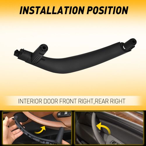 Interior right side door pull handle door panel for bmw x5 f15 x6 f16 2014-2018