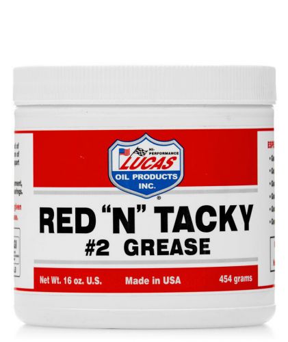 Lucas oil products     lucas oil red n  tacky grease  1 pound tub  16 ounces