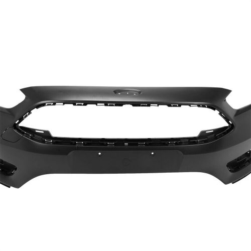 Fits 2015-2019 ford focus se sel front bumper cover &amp; grills w/ fog light cover