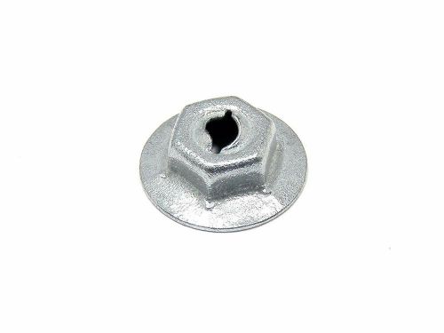 Emblem &amp; trim thread cutting pal nuts fit 1/8&#034; studs 5/16&#034; hex (qty-25) #1301