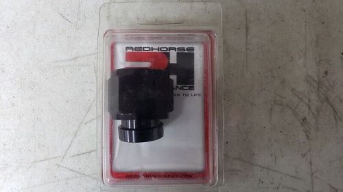 Redhorse performance -12 an tube nut and sleeve - black - pn 818-2