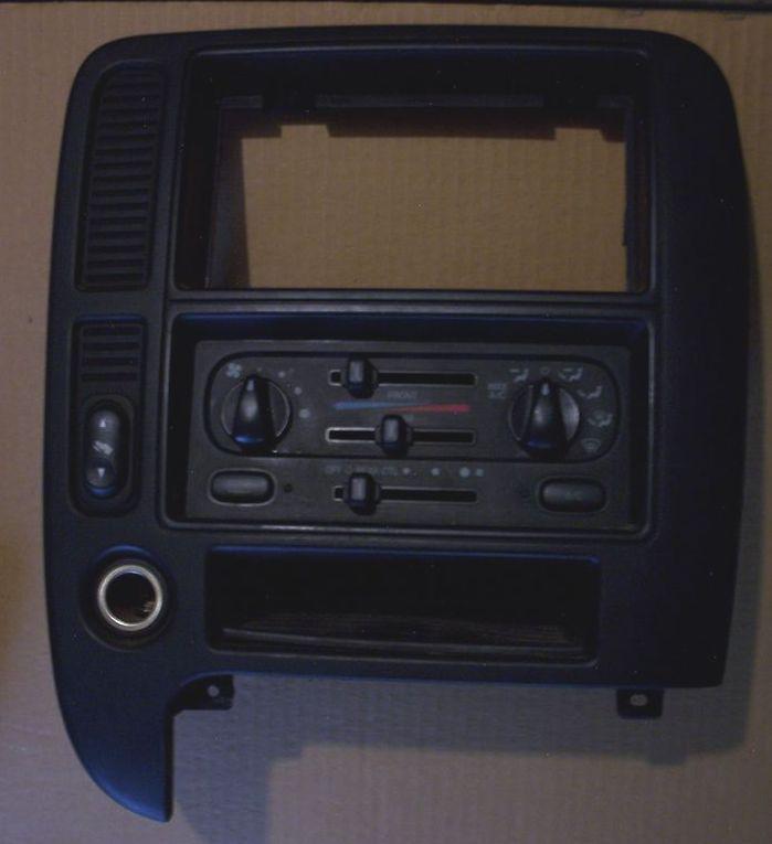 Ford windstar 2001 heater control with bezel