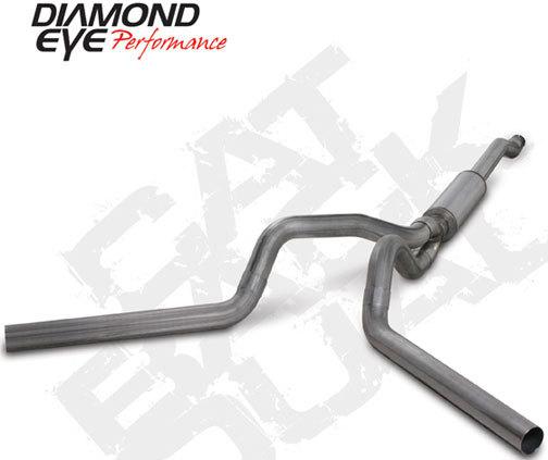 Diamond eye exhaust- 03-07 ford 4" stainless-cat back dual