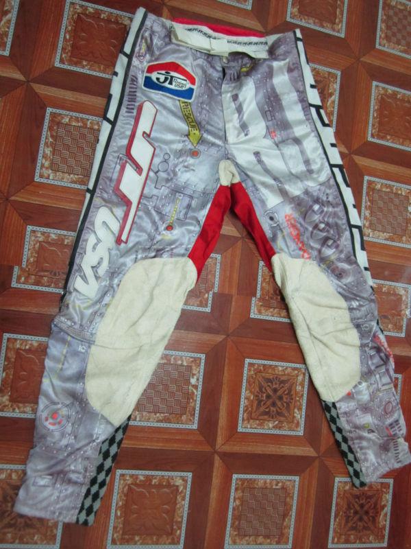 Vtg jt racing pants mens 32 x 37 mx motocross evo super bmx rj motorcycle riding