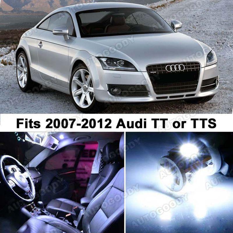 Audi tt tts white led lights interior package kit 8j