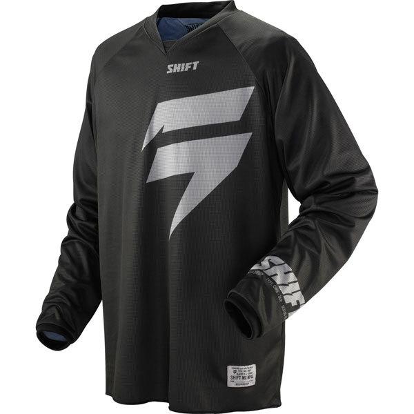 Black xxl shift racing recon jersey 2013 model