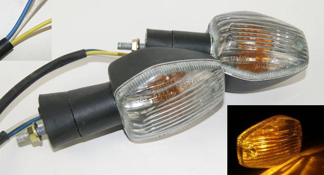 Front turn signals light clear fit honda cbr 600 1000 rr 1100xx 125r f4 f4i rc51