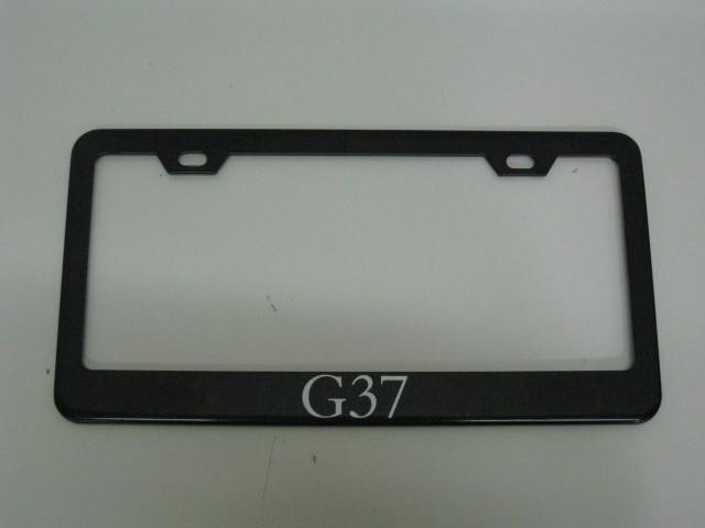 Infiniti *g37* black metal license plate frame