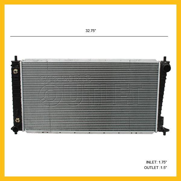 2005-2008 f150 2006 navigator 2004 expedition auto radiator 4.6 5.4 v8 1" w/toc