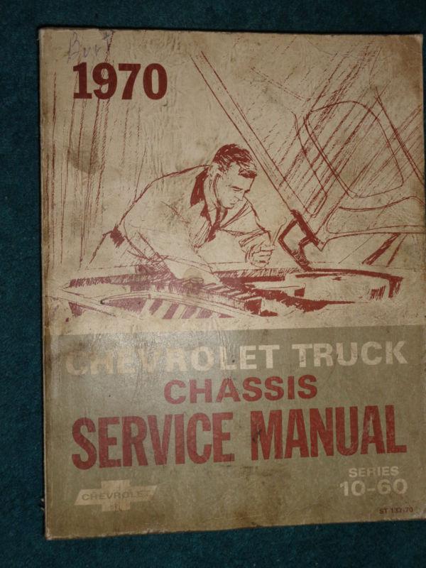 1970 chevrolet truck shop manual c/k 10-30 series!!! original g.m. book