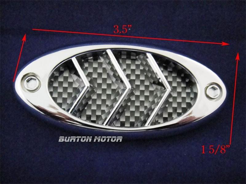 Premium euro duct air fender vent  badge rim-e4