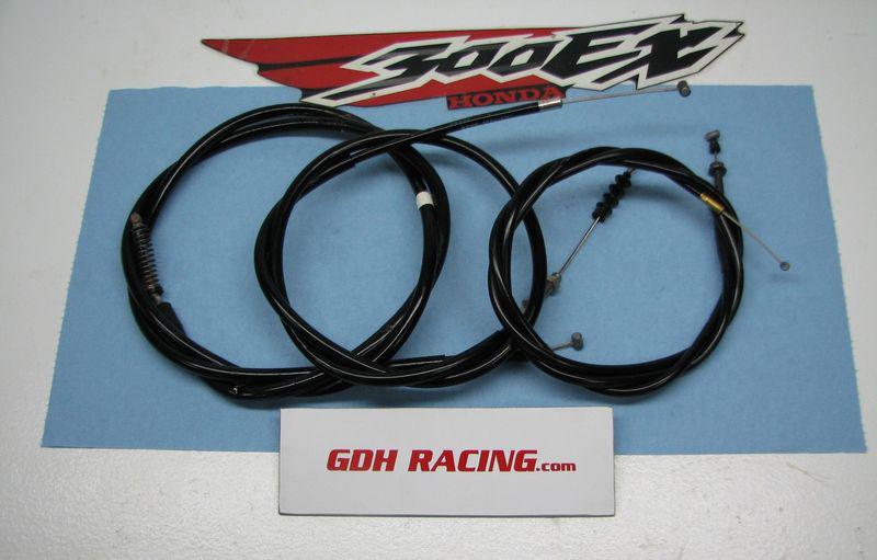 2004 trx 300ex 3 cables clutch reverse parking 300 ex 