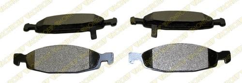 Monroe dx790 brake pad or shoe, front-monroe dynamics brake pad