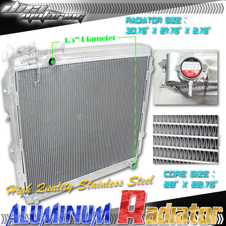 Toyota tundra 00-04 mt dual core full aluminum radiator