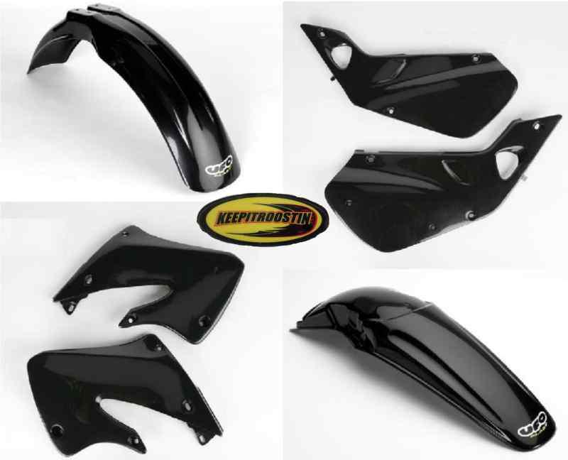 Ufo black plastic kit for honda cr 250 1997 1998 1999 cr250 250r cr250r