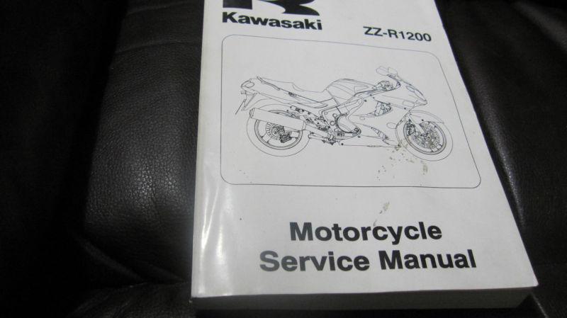 2002 kawasaki motorcycle zz-r1200 part# 99924-1279-01 service manual