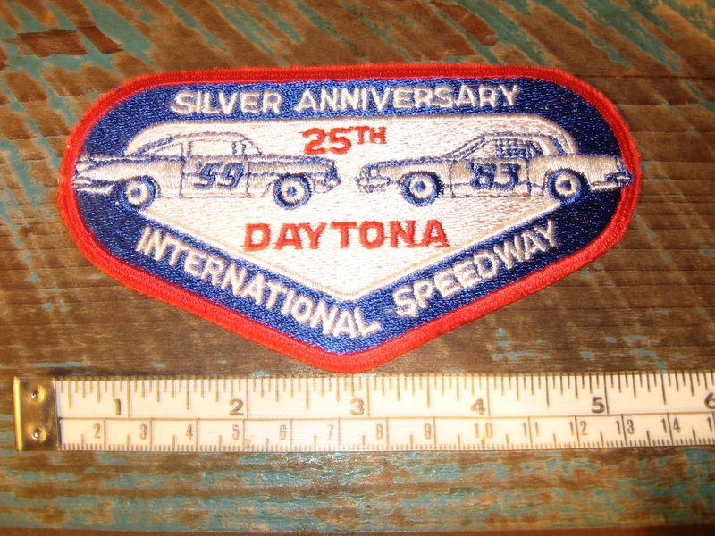 Vintage 1983 daytona 500 racing patch nascar cale yarborough wiston cup 25th ann