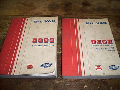 1994 chevy astro\gmc safari factory issue repair manual set