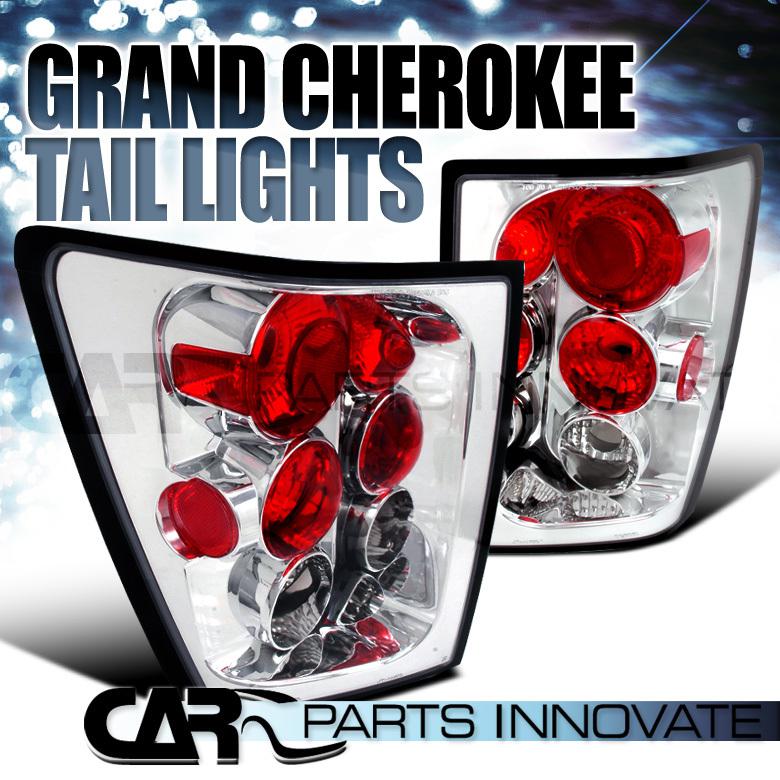 Jeep 05-06 grand cherokee tail lights brake rear lamp altezza chrome