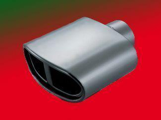 Double wall rolled muffler tip w/inner perforated tube