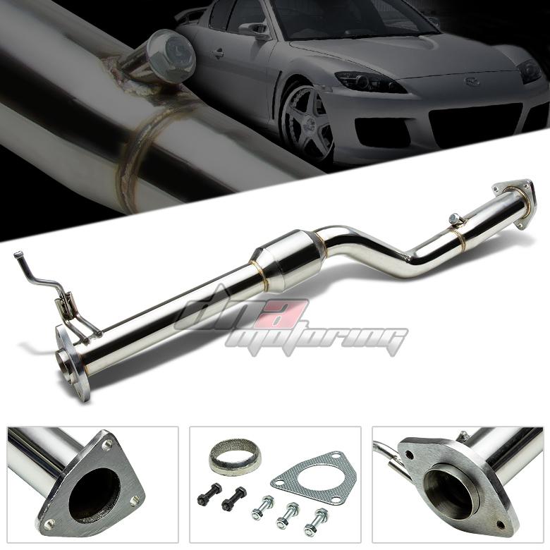 03-11 mazda rx-8/rx8 se3p 13b-msp r2 stainless steel downpipe down pipe exhaust