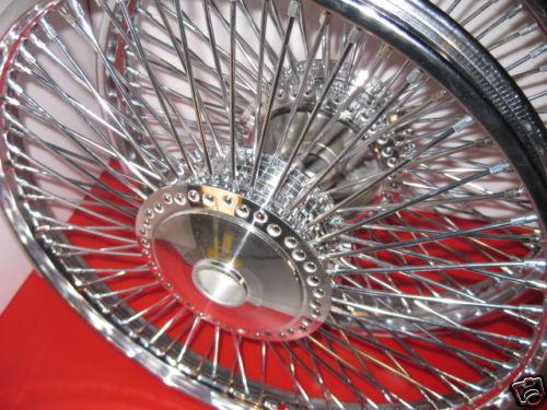 Honda c50 c65 c70 c90 chrome f/r wheel set 144 spokes