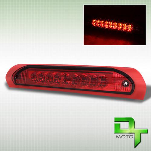 02-08 dodge ram 1500 2500 3500 pickup truck red full led 3rd brake light lamp