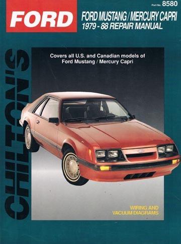 1979-88 ford mustang & mercury capri - all u.s. & canadian models