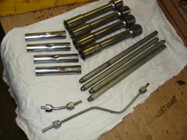 1980 harley shovelhead super glide superglide fxe push rods & tubes nice set