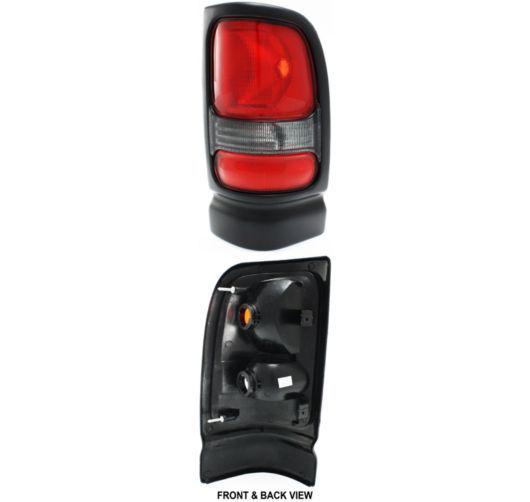 New passengers taillight taillamp lens housing sae dot 94-02 dodge ram truck