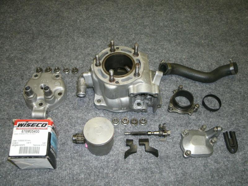 2000 honda cr125 cylinder head top end ssembly