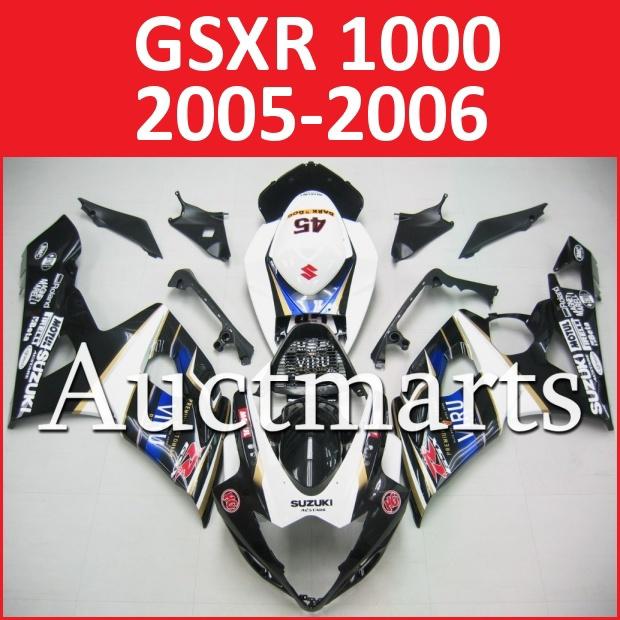 Fit suzuki 05 06 gsxr 1000 gsx-r 2005 2006 fairing bodywork plastics k5 e34 a01