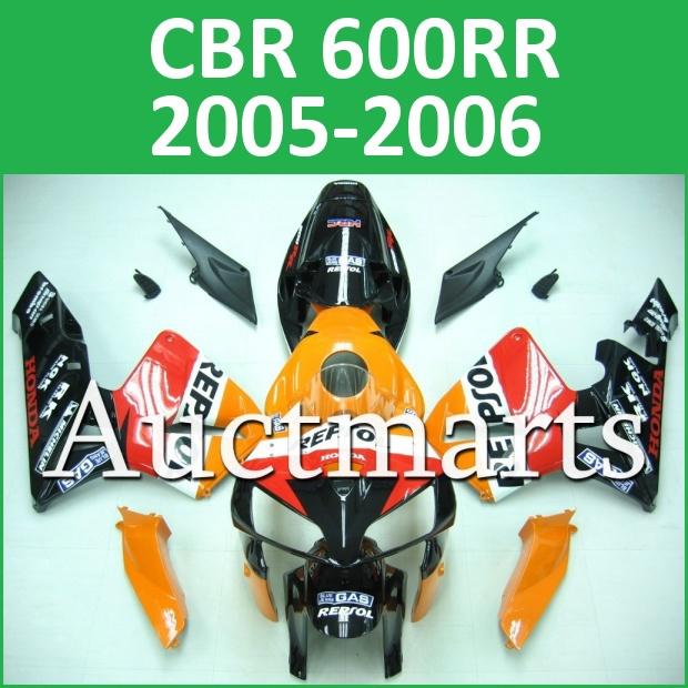 Fit honda 05 06 cbr600rr cbr 600 rr 2005 2006 fairing kit abs plastics b30 c03