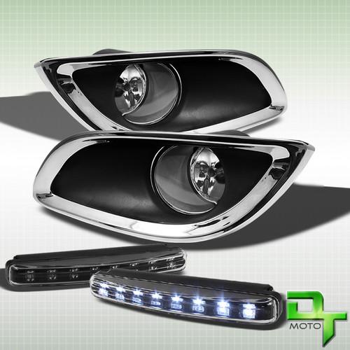 2009-2013 yaris 2 door hatchback fog lights+switch+bulbs set+led bumper lamp