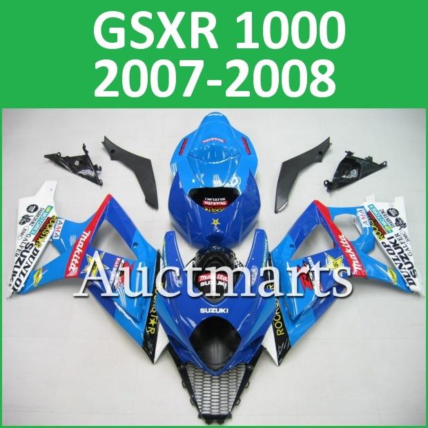 Fit suzuki 07 08 gsxr 1000 gsx-r 2007 2008 fairing bodywork plastics k7 i15 c13