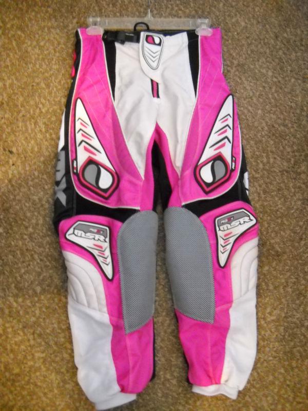 Msx racing motocross pants & matching shirt, youth girls