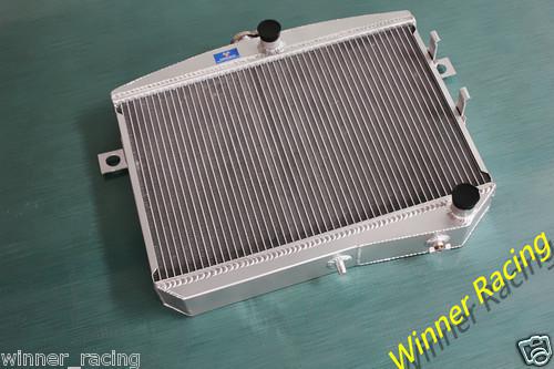 50mm 2-row aluminum alloy radiator volvo amazon p1800 w/b18 b20 gt m/t 1959-1970