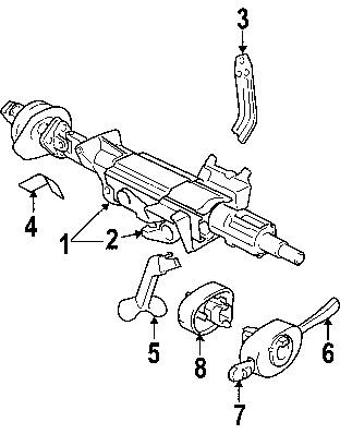 Saab 12786384 genuine oem factory original wiper switch