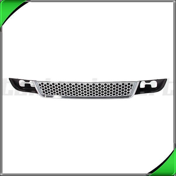 New front bumper grille gm1036114 raw plastic black 2007-2012 yukon xl denali