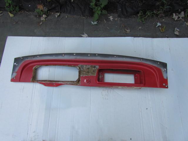 Vintage 1936 chevy howe fire truck dash panel 