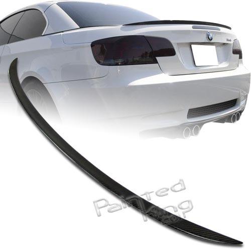 08 13 bmw e93 m3 convertible/cabrio real carbon rear trunk spoiler 328 335