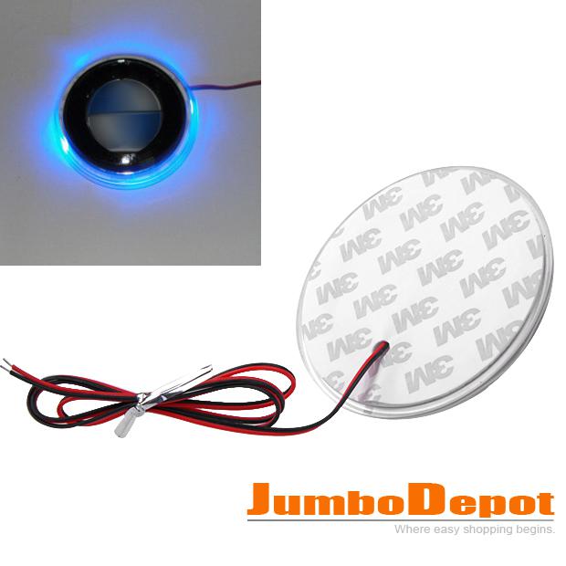 Fits 82mm blue led background light emblem decor 1for bmw 3 5 7 series x5  model