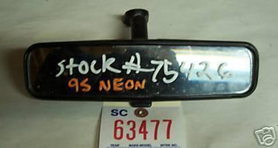 Dodge 95 neon rear view mirror black 1995