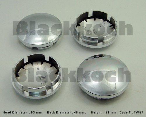 4x no logo wheel cap hubs curved abs hq plastic chrome finished 53mm x 48mm #047