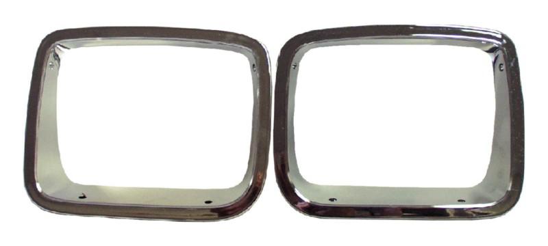 Crown automotive 56003104 headlamp bezel 87-95 wrangler