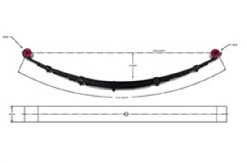 Pro comp suspension 11411 leaf spring