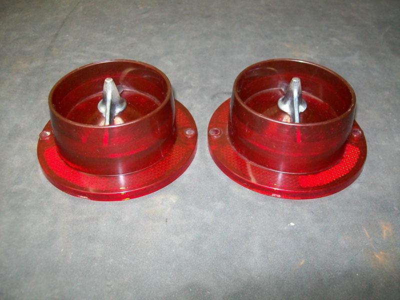 1963  belair, biscayne tail lenses (1 pair)  #5954191 