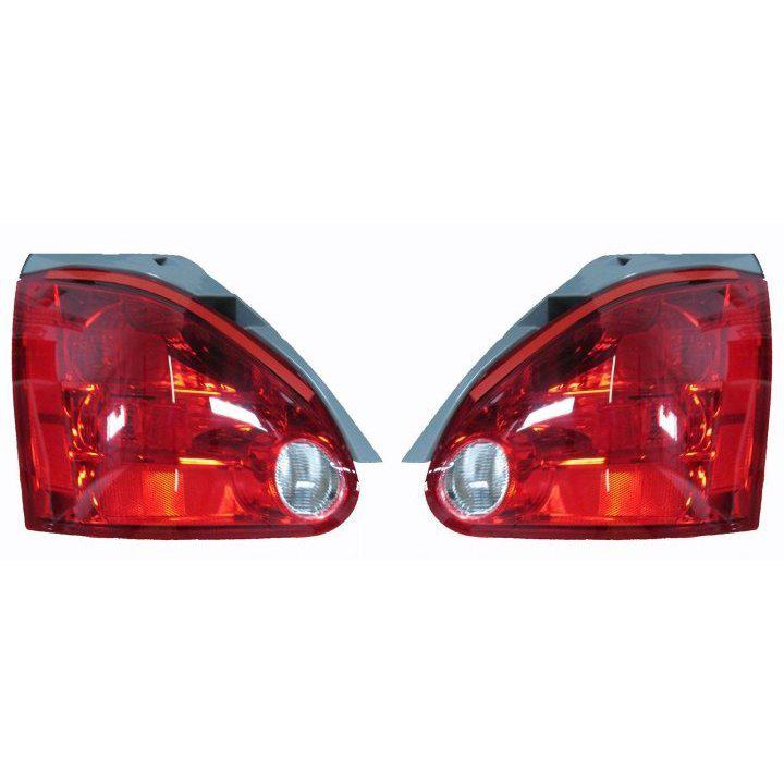 Tail light brake lamp assembly rear pair set driver passenger side left+right