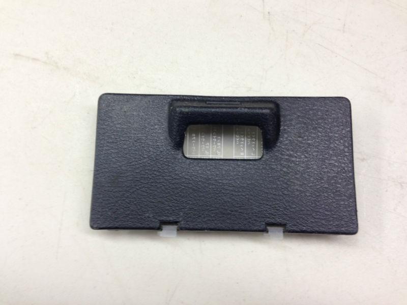 Oem 92-95 usdm jdm honda civic eg ej1 lower driver dash fuse lid cover - gray